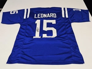 Riley Leonard Indianapolis Colts Rookie Autographed Signed Jersey JSA Certified - Picture 1 of 6