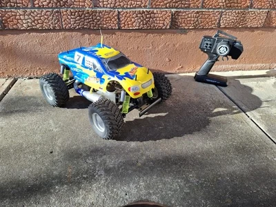 Brand New Thunder Tiger SSK Rc Nitro 4wd Truck Rtr Build 2 Speed - Image 1 of 4