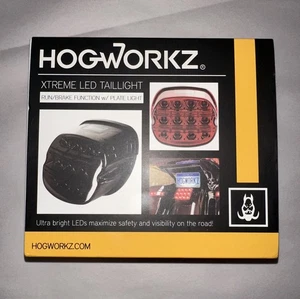 HogWorkz Smoked Xtreme LED Taillight w/Plate Light - HW307021 - Picture 1 of 3