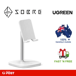 UGREEN Phone Stand Desk Holder Adjustable Smartphone iPhone Samsung - Picture 1 of 9
