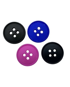 Bottone Tondo in Plastica Opaco Linea 40 - Ø 25 mm - 4 Fori BT-S90-40-25 - Imagen 1 de 17