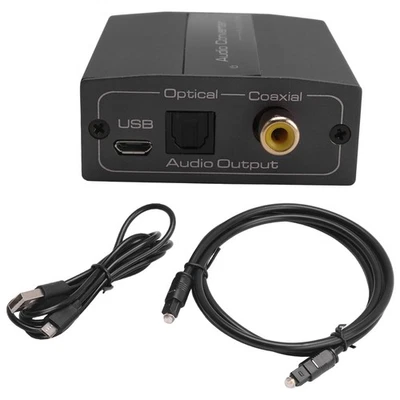 Convertidor de audio analógico a digital a óptico con cable óptico Audio1746 - Imagen 1 de 4