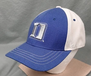 Vintage Duke Blue Devils Wool Blend Fitted Hat Cap Size 7 3/8 Zephyr - Picture 1 of 8