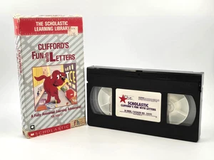 Clifford’s Fun With Letters VHS (Scholastic Learning Library, 1992) Tested - Picture 1 of 7