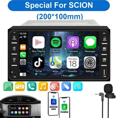 For TOYOTA Scion xA xB 2003 2004 2005 2006 Apple CarPlay Car Radio Stereo GPS FM - Image 1 of 4