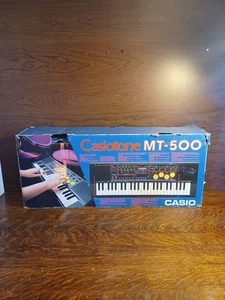 Teclado Casiotone MT-500 de colección con caja original y manual. ¡Probado funciona!! - Imagen 1 de 10