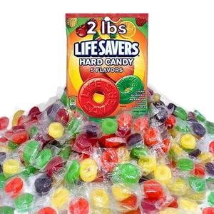 Fruit Candy Assortment 2 Pounds 240 Pieces Individually Wrapped Bulk Snacks - Picture 1 of 1