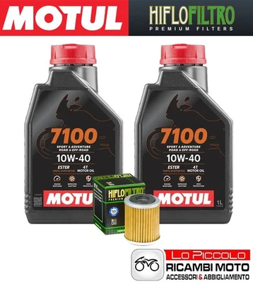 Kit Tagliando 2 OLIO [MOTUL] 7100 10w40 + FILTRO TM SMX 450 F 2007 2008 Foto 1 de 4