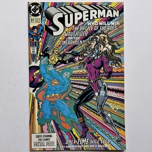 SUPERMAN #61 CASI NUEVO 9,4 DC 1991 *ENVÍO GRATUITO EN CÓMICS ADICIONALES COMPRADOS* - Imagen 1 de 6