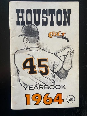 1964 Houston Colt 45s Official Yearbook Excellent Media/Press Guide - Image 1 of 3