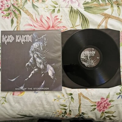 ICED EARTH NIGHT OF THE STORMRIDER 12"BLACK VINYL ALBUM NEW - Image 1 of 2