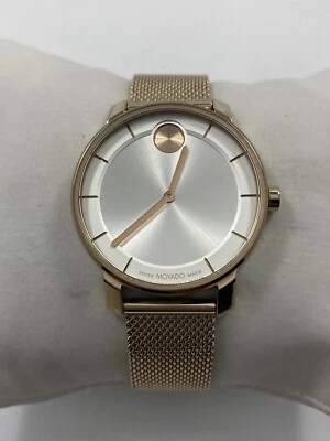 Женские кварцевые часы Movado смелый доступ розовое золото нержавеющая сталь сетка 3600924 - Изображение 1 из 4