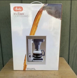 Melitta Gevalia Kaffe 2-10 Cup Vintage Coffee Maker White in Open Box SCM-10B - Picture 1 of 6