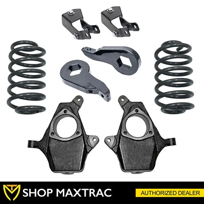 Kit de descenso de caída MaxTrac de 3"/4" con husillos para GMC Yukon 2000-2006 Foto 1 de 4