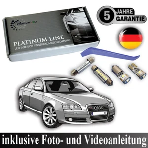 LED Innenraumbeleuchtung Audi A6 C6 4F Innenbeleuchtung Innenlicht Set 14 SMD - Picture 1 of 10