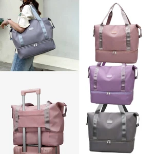 36L Travel Holdall Bag Carry Hand Luggage Cabin Bag Overnight Duffle Handbag - Picture 1 of 12