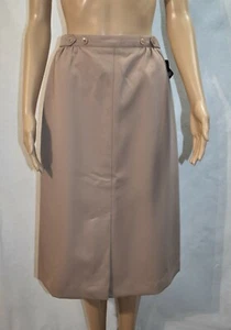 Falda Pantera Taupe Talla 9/10 Mujer Vintage - Imagen 1 de 8
