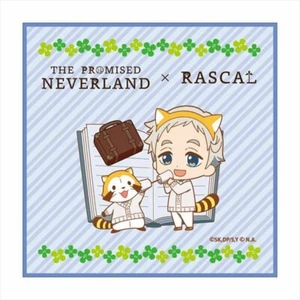 Mini toalla cara de mano The Promised Neverland Norman x Rascal the Raccoon - Imagen 1 de 1
