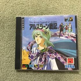SEGA The Heroic Legend of Arslan SEGA MEGA CD Japanese Retro Game Used from JPN 