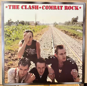 The Clash Combat Rock Japan Vinyl LP NM Poster 25 3P353 - Picture 1 of 5