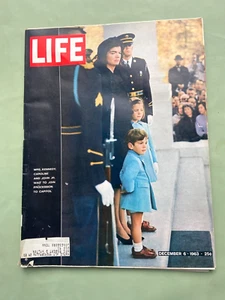 LIFE Magazine John F. Kennedy Memorial Issue Dec 6, 1963.  MRS Kennedy - Picture 1 of 3