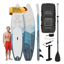 SUP Board aufblasbar Stand Up Paddle Board Set Surfboard 330cm bis 130kg blau