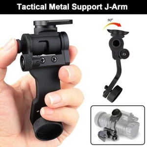Metal AN/PVS-14 PVS7 J Arm Night Vision Goggle NVG Dovetail Mount Adapter US - Picture 1 of 9