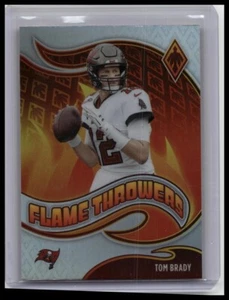 2021 Panini Phoenix Tom Brady #FT-17 Flame Throwers Tampa Bay Buccaneers - Picture 1 of 2