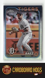2024 Topps Chrome #109 Javier Báez Detroit Tigers Refractor - Picture 1 of 2