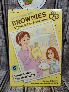 1994 Lauren and the New Baby by Jane O'Connor A Brownie Girl Scout Book - Picture 1 of 6