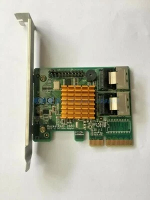 HighPoint RocketRAID 2680SGL PCI-Express x4 8 Port SATA SAS RAID Controller Card - Image 1 of 4