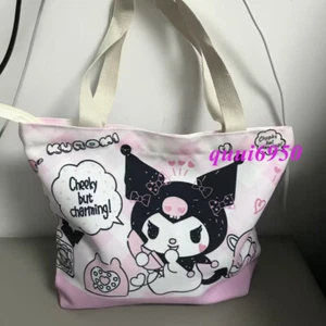 Lindo Rosa Kuromi Hacer una Llamada Bolso de Mano de Lona Bolso de Almacenamiento de Compras Bolso de Regalo - Imagen 1 de 7