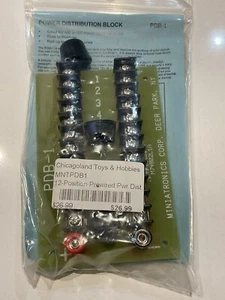 New Miniatronics Corp 12 Position Prewired Power Distribution MNTPDB1 - Picture 1 of 2