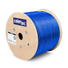 Cat6a Ethernet Cable, 1000Ft, 23Awg Solid Bare Copper, Utp Unshielded Twisted Pa