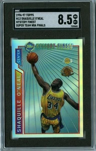 1996-97 Topps Shaquille O'Neal Mystery Lakers #M12 ⭐️💥🎯 SGC Graded 8.5 - Picture 1 of 2