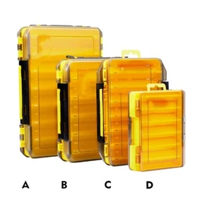 Durable Double Sided Fishing Lure Bait Hook Tackle Waterproof Storage Box Case - Picture 1 of 16