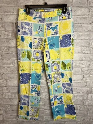 Pantalones amarillos azules talla 8 de la vida real de la vida real de ropa real nuevos con etiquetas Foto 1 de 4