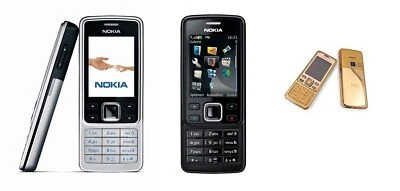 Nokia 6300 Handy / mit Folien / ohne Simlock | schwarz | Gold | Silber - Bild 1 von 4