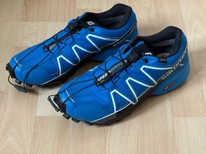 Neuw. blaue Laufschuhe SALOMON Speedcross 4 GTX GORE-TEX , Gr. 41 1/3, UK 7,5 - Bild 1 von 8