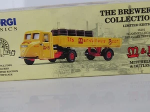 Corgi 1/50 Scale 15201 - Scammell Scarab Delivery Truck Mitchells & Butlers MIB - Picture 1 of 4