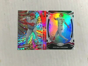DYLAN CARLSON LOT OF 2 2021 Panini Revolution ASTRO SP RC + Certified HOLO RC! - Picture 1 of 3