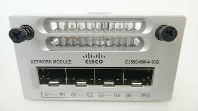 Módulo de exploración de red de 4 puertos Cisco C3850-NM-4-10G para 3850 Foto 1 de 2