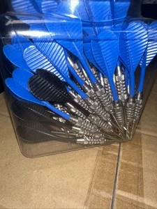 100 Stück Jug O Darts Steel Tips schwarz und blau Darts Billard Spiele - Bild 1 von 3