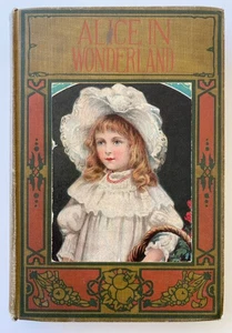 ALICE IN WONDERLAND : Lewis Carroll : Rare Antique HM Caldwell : Illustrated - Picture 1 of 18