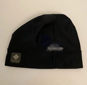 S/M Columbia Heat Reflective Beanie with Ponytail Hole Thermal Black - Picture 1 of 3