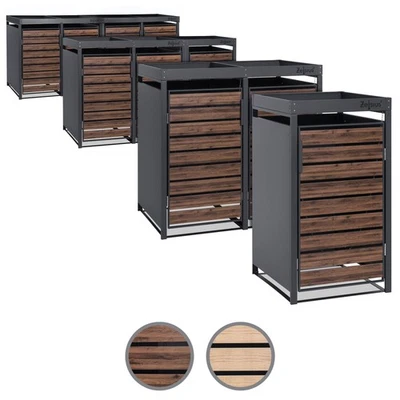 Mülltonnenbox 120 - 240L Gartenbox Mülltonnen Anthrazit RAL7016 Müllbox Zelsius - Bild 1 von 4