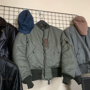 Buzz Rickson's MA-1 Tight Fit Bomber Jacket Excellent Condition 168cm 60kg - Picture 1 of 12