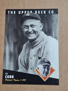 1994 TY COBB UPPER DECK ALL TIME GREATS BASEBALL CARD #30 DETROIT TIGERS PEACH - Picture 1 of 3