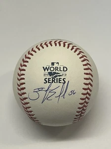 Zach Eflin Signed Rawlings Official 2022 World Series Baseball Phillies JSA - Picture 1 of 2