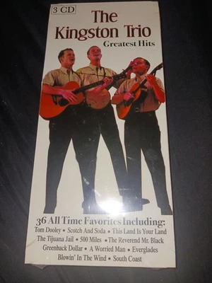 KINGSTON TRIO GREATEST HITS 1993 EMI-CAPITOL COMPILATION 3CD BOX SET LONGBOX NEW - Image 1 of 4